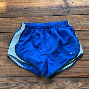 Blue nike shorts